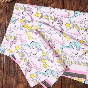 15 Pink Unicorn Designer Poly Mailer Bags 10"x13"